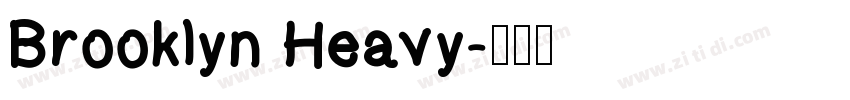 Brooklyn Heavy字体转换